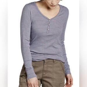 Toad and Co Striped Henley Top